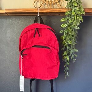 BAGGU Candy Apple Large Nylon Backpack